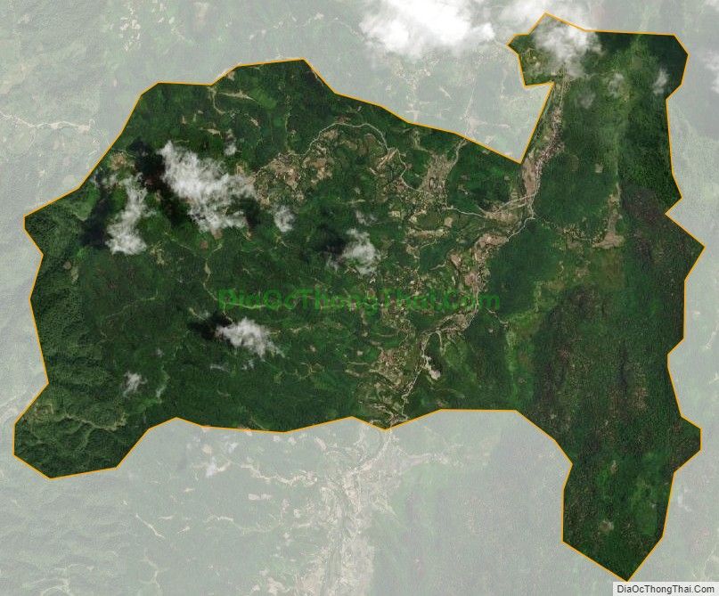 Bản đồ vệ tinh xã Hảo Nghĩa (cũ), huyện Na Rì