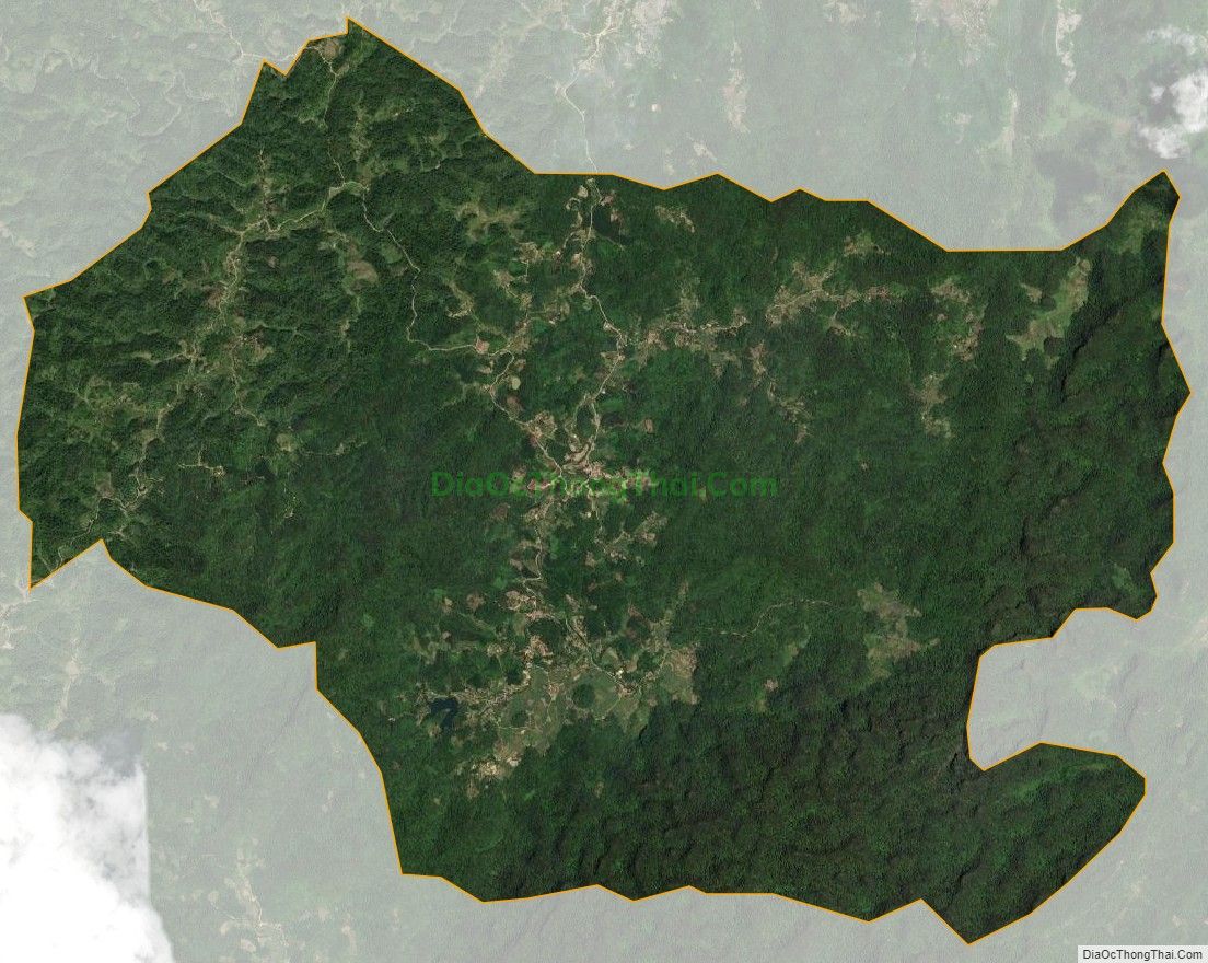 Bản đồ vệ tinh xã Liêm Thủy, huyện Na Rì