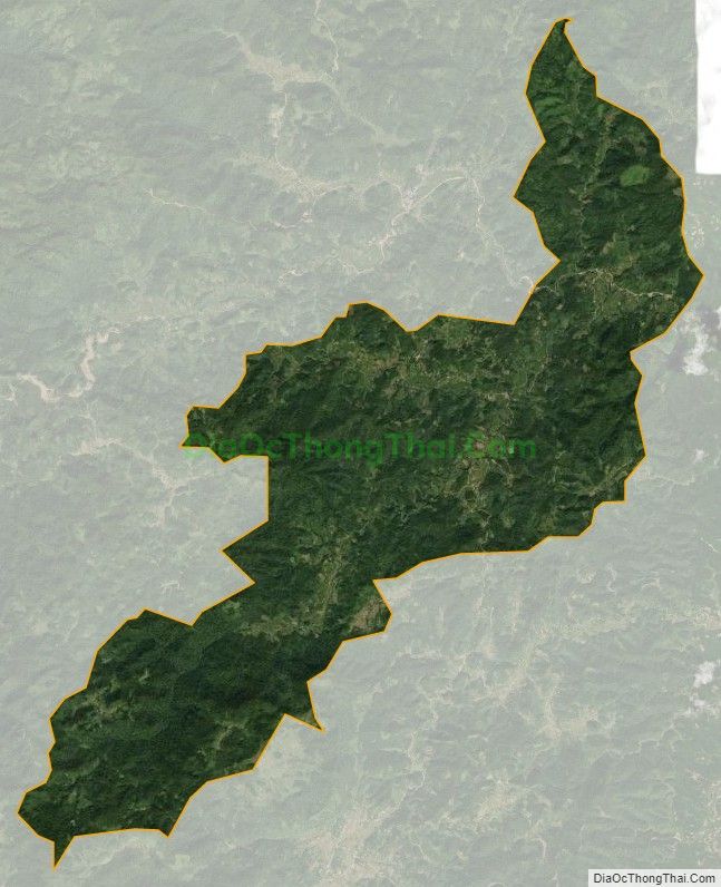 Bản đồ vệ tinh xã Quang Phong, huyện Na Rì