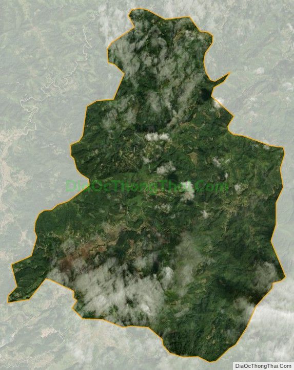 Bản đồ vệ tinh xã Bằng Vân, huyện Ngân Sơn