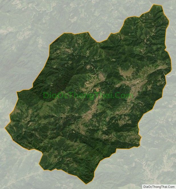 Bản đồ vệ tinh xã Cốc Đán, huyện Ngân Sơn