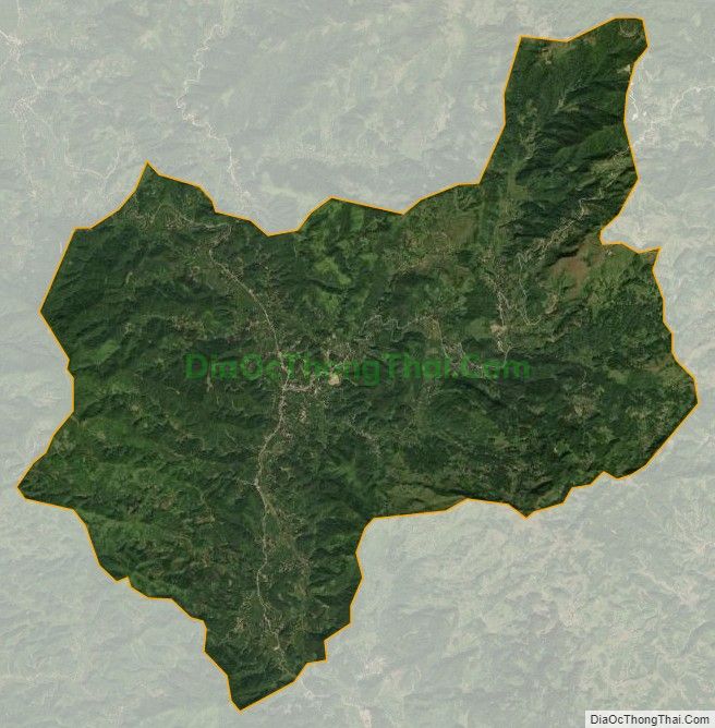 Bản đồ vệ tinh Thị trấn Nà Phặc, huyện Ngân Sơn