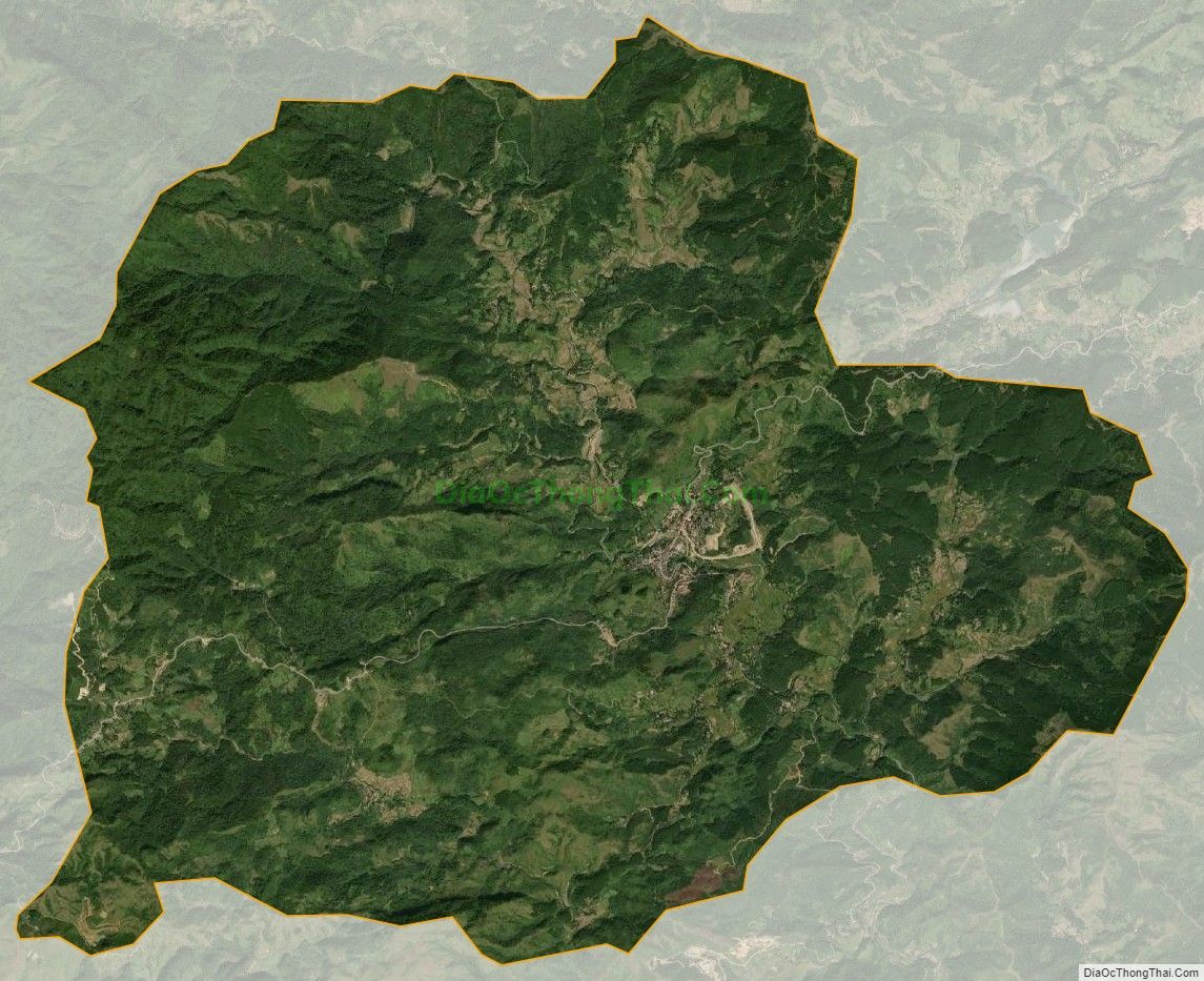 Bản đồ vệ tinh xã Vân Tùng, huyện Ngân Sơn