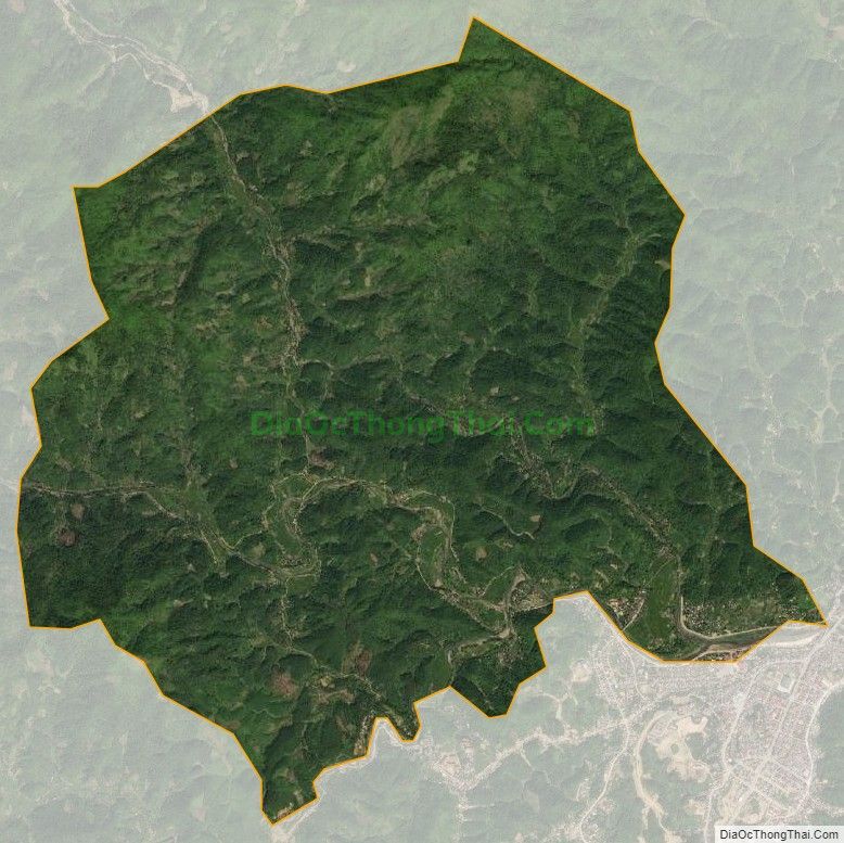 Bản đồ vệ tinh xã Dương Quang, thành phố Bắc Kạn