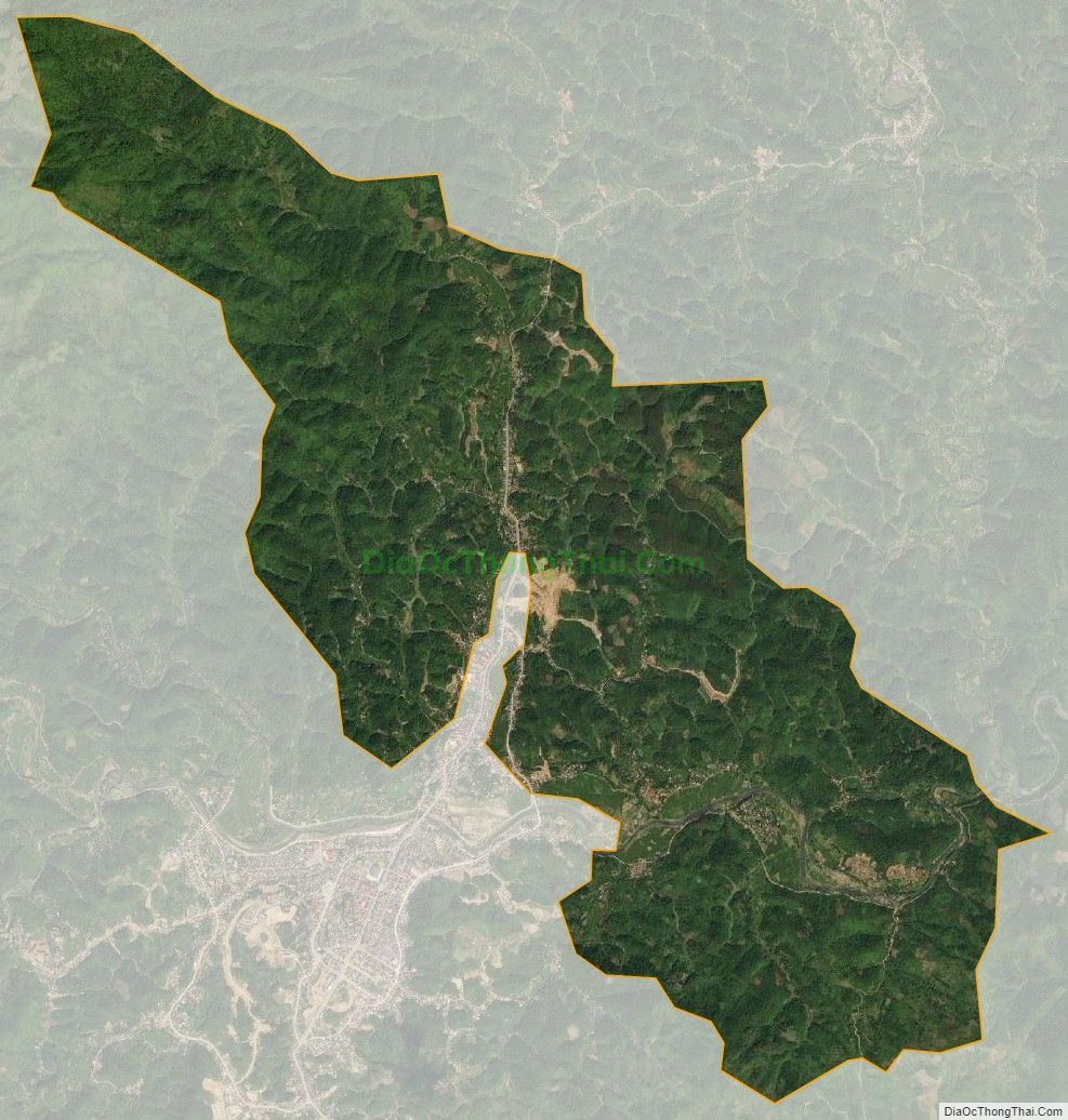 Bản đồ vệ tinh phường Huyền Tụng, thành phố Bắc Kạn