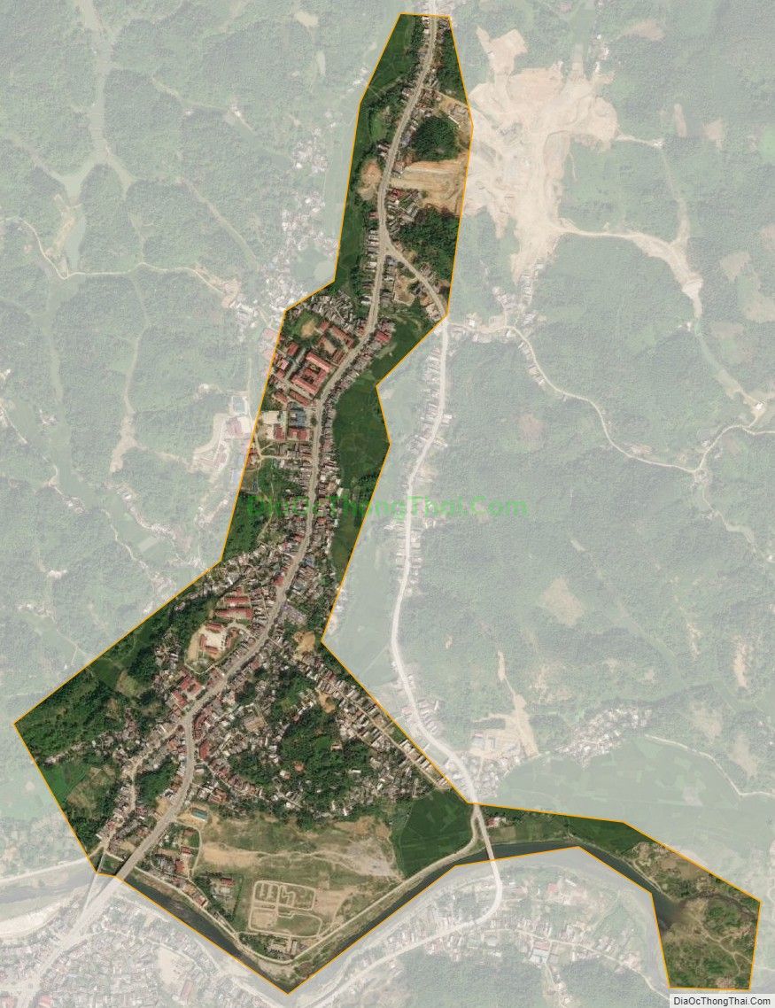 Bản đồ vệ tinh phường Nguyễn Thị Minh Khai, thành phố Bắc Kạn