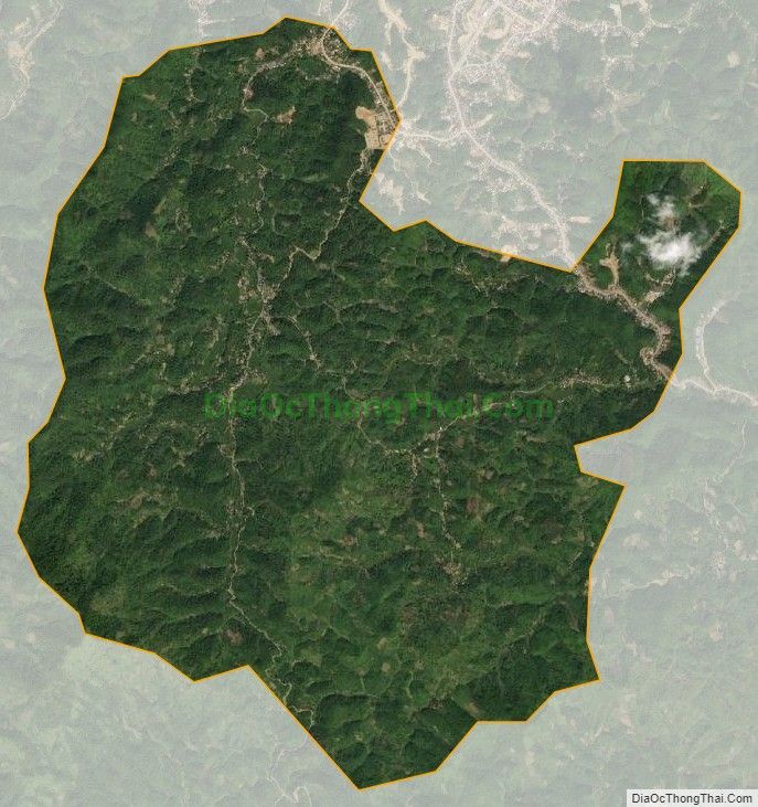Bản đồ vệ tinh xã Nông Thượng, thành phố Bắc Kạn