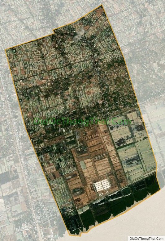 Bản đồ vệ tinh xã Hiệp Thành, thành phố Bạc Liêu