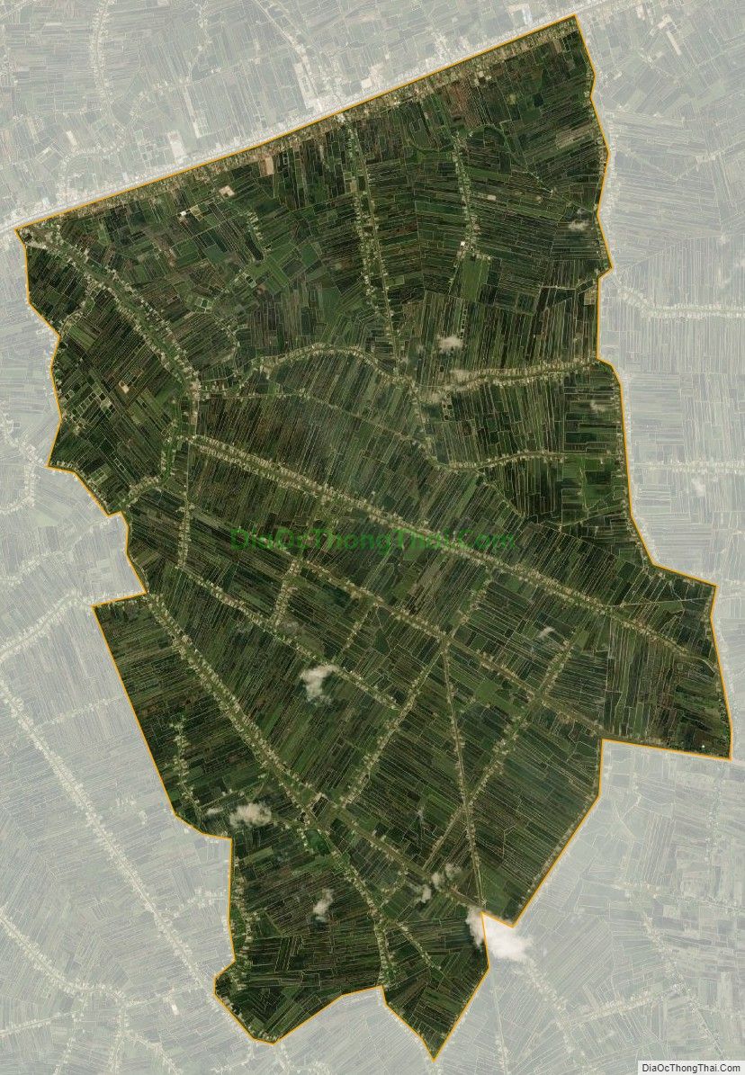 Bản đồ vệ tinh xã An Trạch, huyện Đông Hải