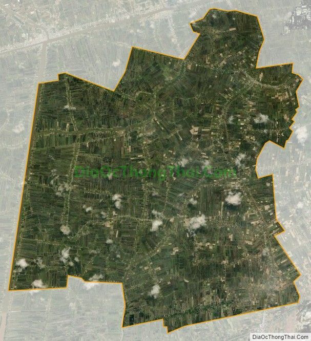 Bản đồ vệ tinh xã Long Điền, huyện Đông Hải