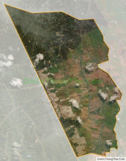 Bản đồ vệ tinh xã Phong Tân, thị xã Giá Rai