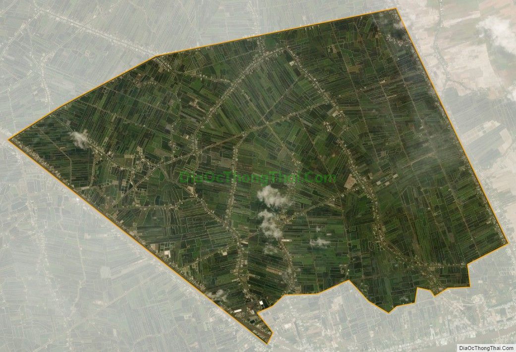 Bản đồ vệ tinh xã Phong Thạnh A, thị xã Giá Rai