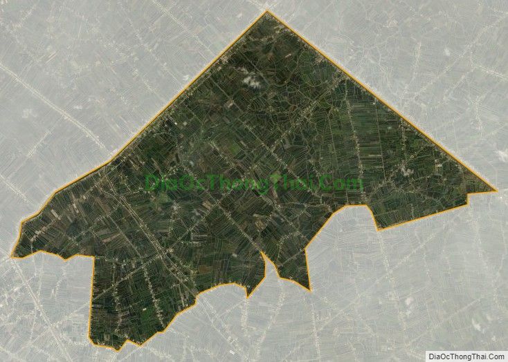 Bản đồ vệ tinh xã Phong Thạnh Tây, thị xã Giá Rai
