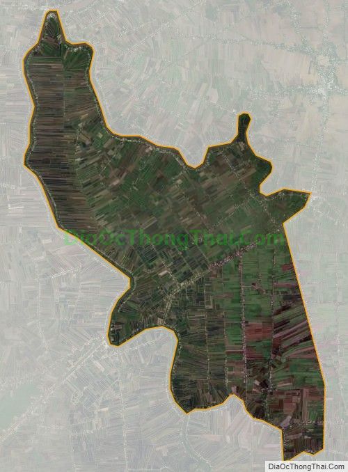 Bản đồ vệ tinh xã Vĩnh Lộc A, huyện Hồng Dân