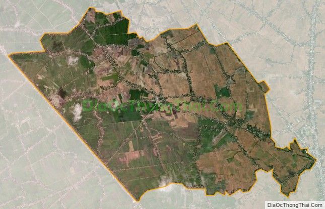 Bản đồ vệ tinh xã Châu Thới, huyện Vĩnh Lợi