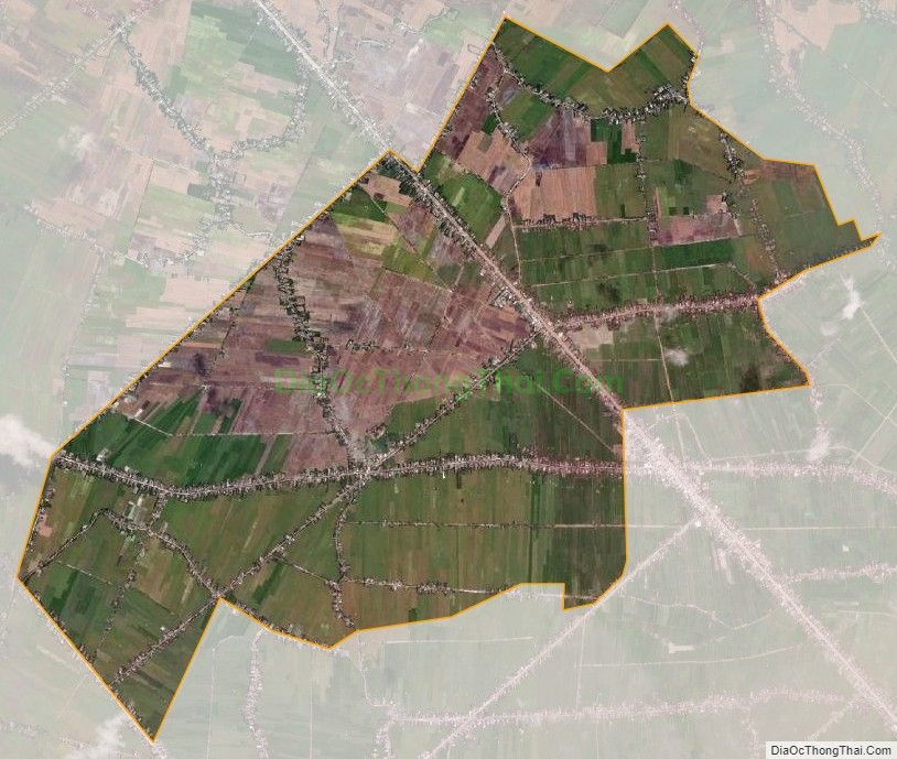 Bản đồ vệ tinh xã Vĩnh Hưng A, huyện Vĩnh Lợi
