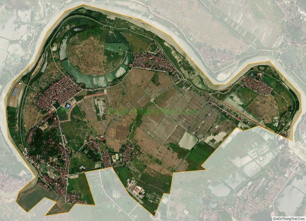 Bản đồ vệ tinh phường Hòa Long, thành phố Bắc Ninh
