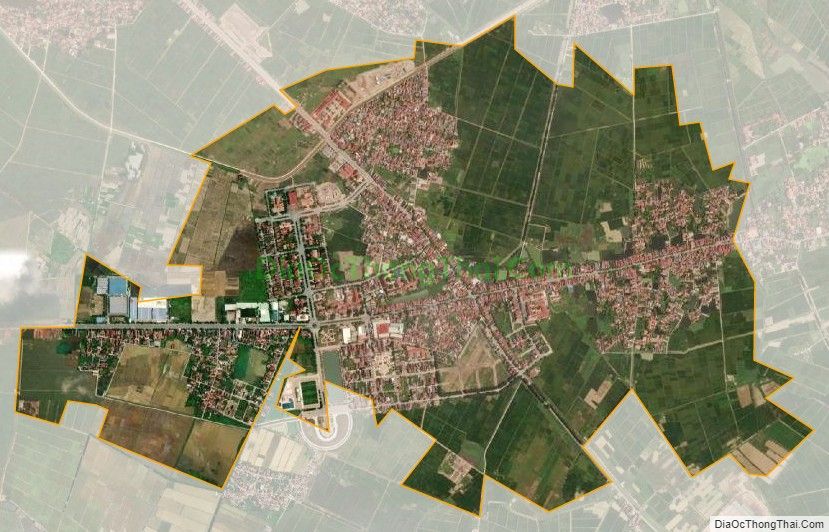 Bản đồ vệ tinh Thị trấn Gia Bình, huyện Gia Bình