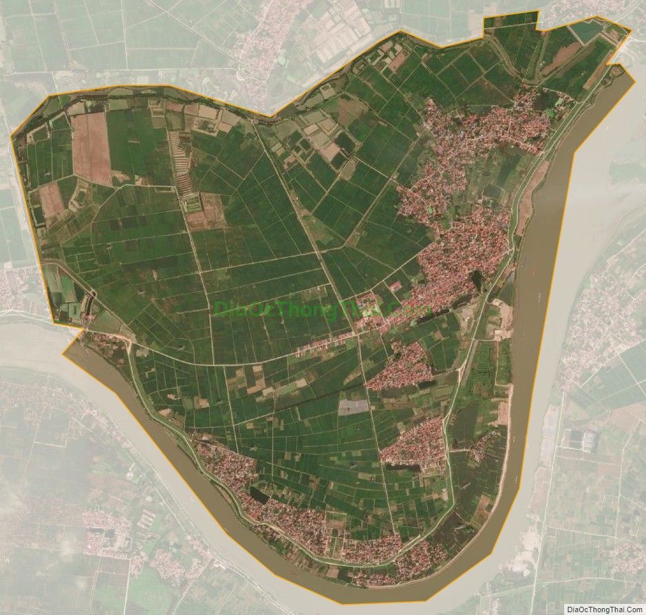 Bản đồ vệ tinh xã Chi Lăng, huyện Quế Võ