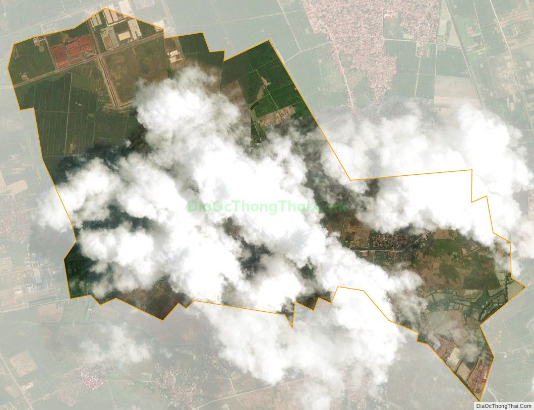 Bản đồ vệ tinh xã An Bình, huyện Thuận Thành