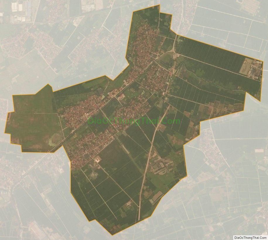 Bản đồ vệ tinh xã Ngũ Thái, huyện Thuận Thành