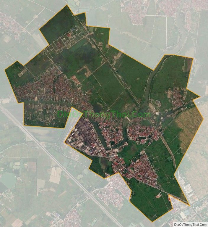Bản đồ vệ tinh phường Châu Khê, thành phố Từ Sơn