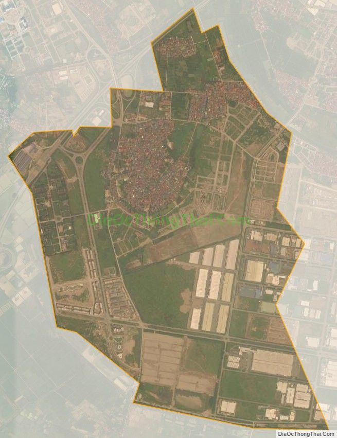 Bản đồ vệ tinh phường Phù Chẩn, thành phố Từ Sơn