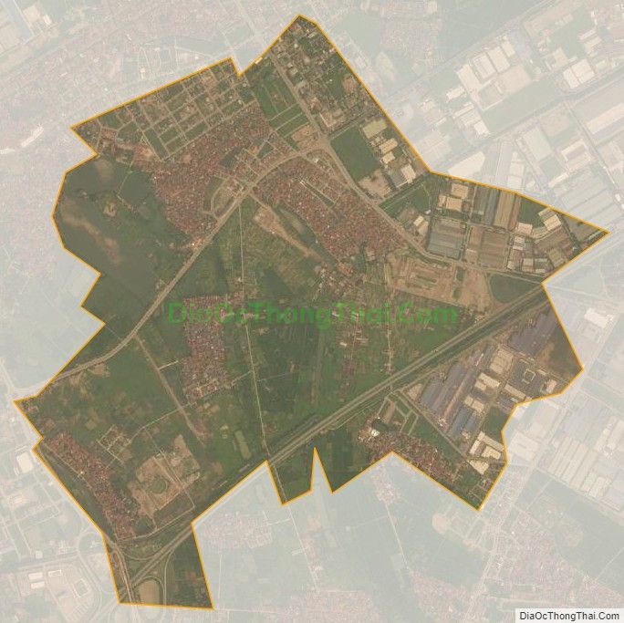 Bản đồ vệ tinh phường Tân Hồng, thành phố Từ Sơn
