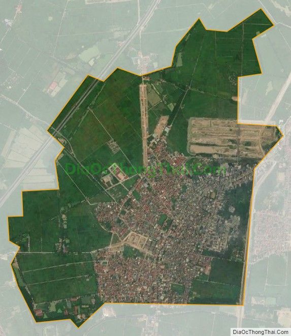 Bản đồ vệ tinh xã Văn Môn, huyện Yên Phong