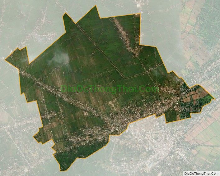 Bản đồ vệ tinh xã An Bình Tây, huyện Ba Tri