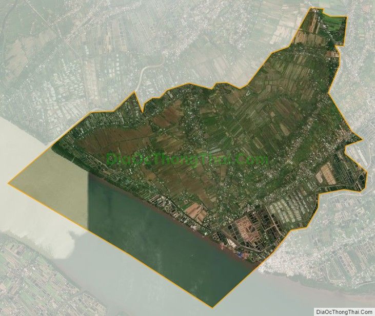 Bản đồ vệ tinh xã An Hòa Tây, huyện Ba Tri
