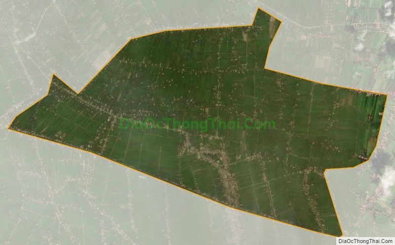 Bản đồ vệ tinh xã Mỹ Hòa, huyện Ba Tri
