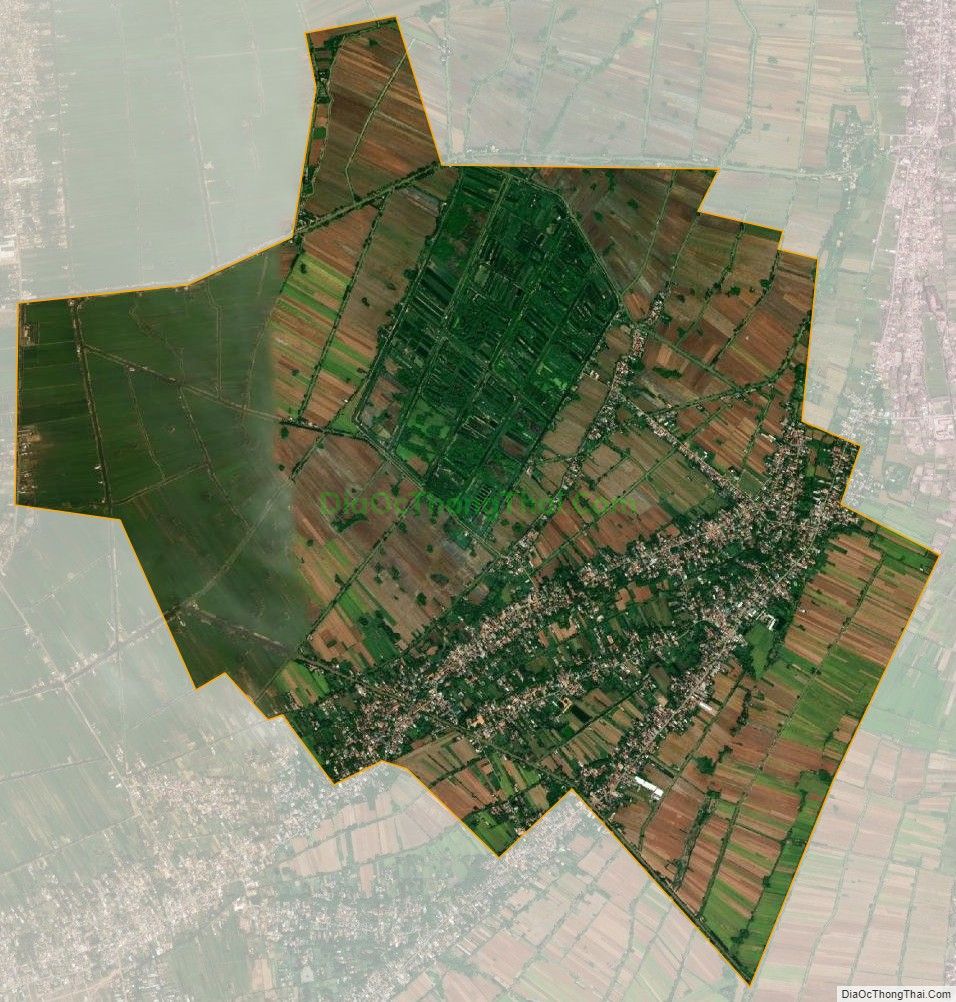 Bản đồ vệ tinh xã Phú Lễ, huyện Ba Tri