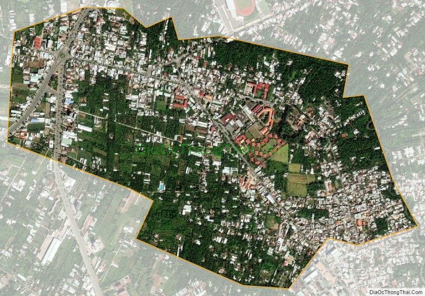 Bản đồ vệ tinh Phường 6, thành phố Bến Tre