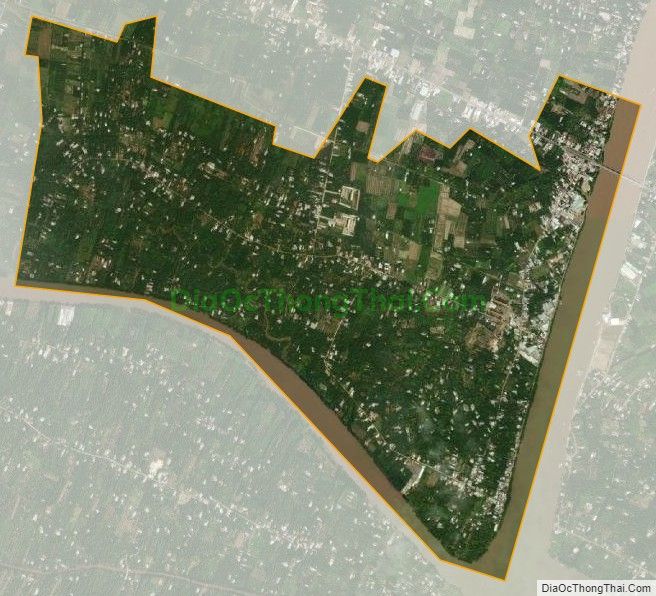 Bản đồ vệ tinh xã An Hóa, huyện Châu Thành