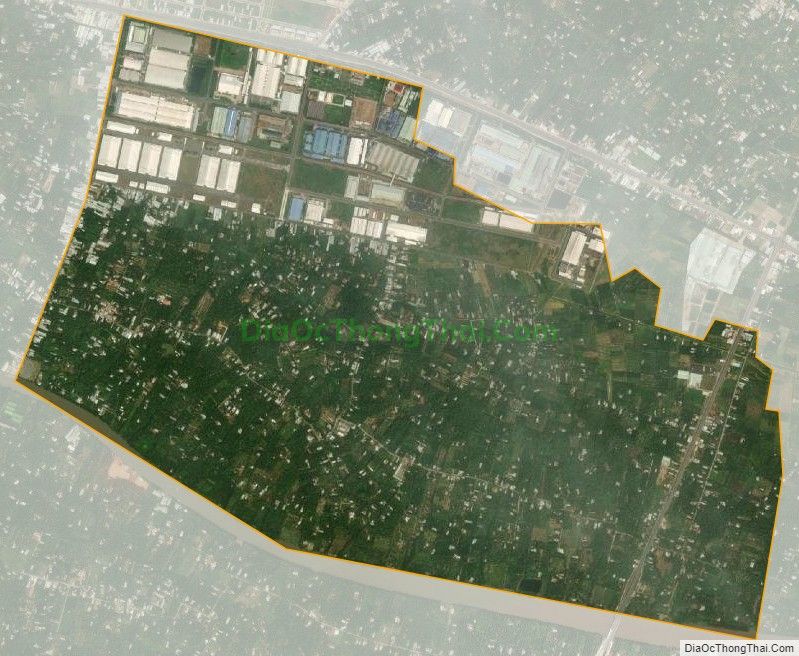 Bản đồ vệ tinh xã An Phước, huyện Châu Thành