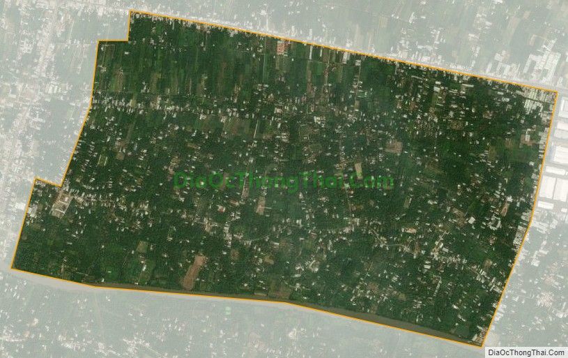 Bản đồ vệ tinh xã Phú An Hòa, huyện Châu Thành