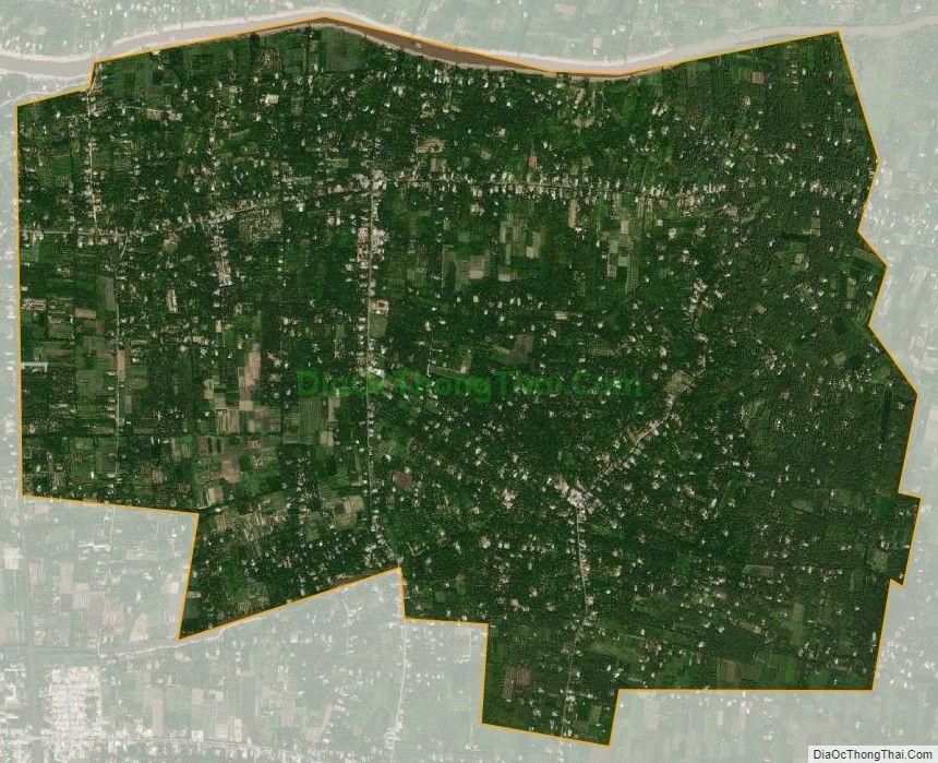 Bản đồ vệ tinh xã Tường Đa, huyện Châu Thành