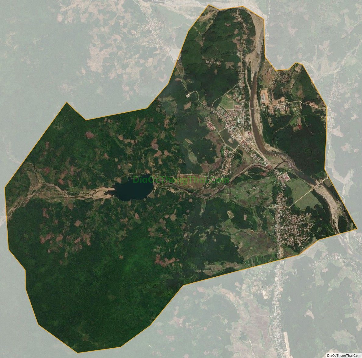 Bản đồ vệ tinh Thị trấn An Lão, huyện An Lão, Bình Định