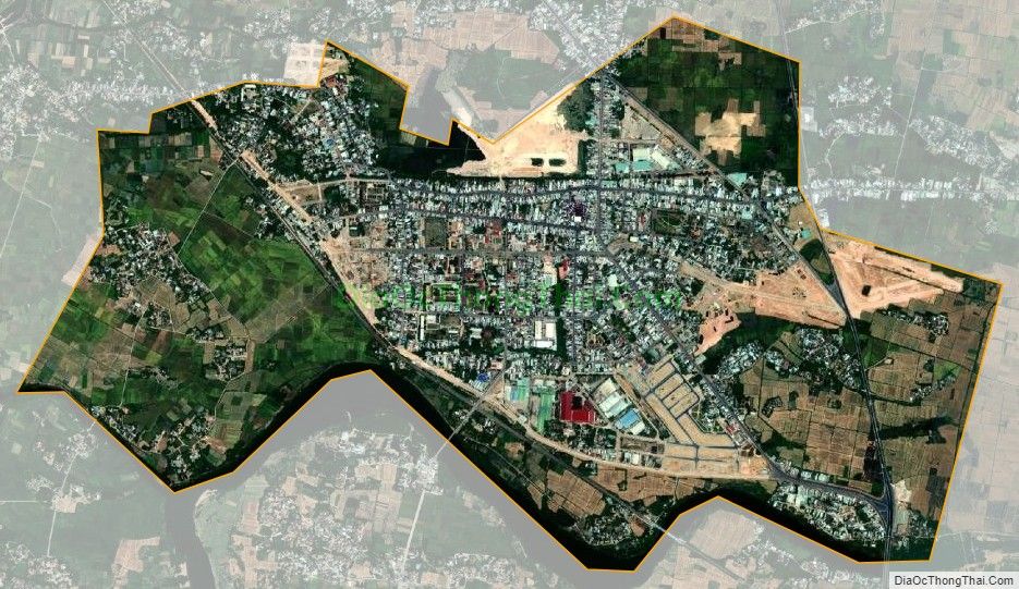 Bản đồ vệ tinh phường Bình Định, thị xã An Nhơn