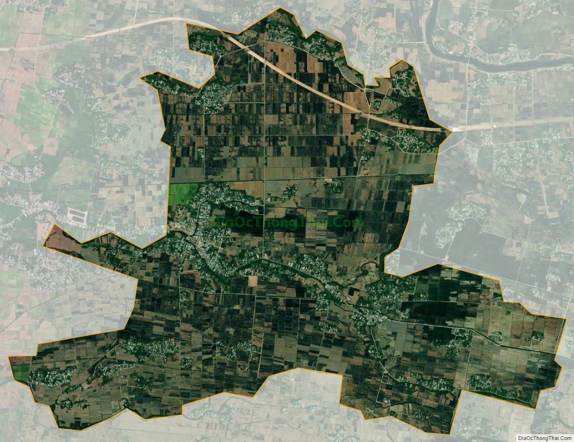 Bản đồ vệ tinh xã Nhơn Hạnh, thị xã An Nhơn