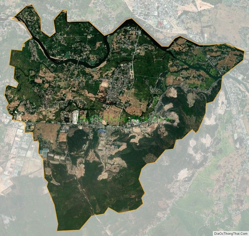 Bản đồ vệ tinh phường Nhơn Hòa, thị xã An Nhơn