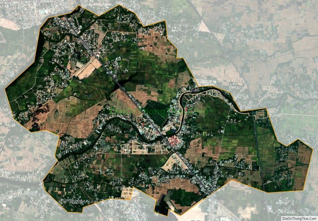 Bản đồ vệ tinh phường Nhơn Hưng, thị xã An Nhơn