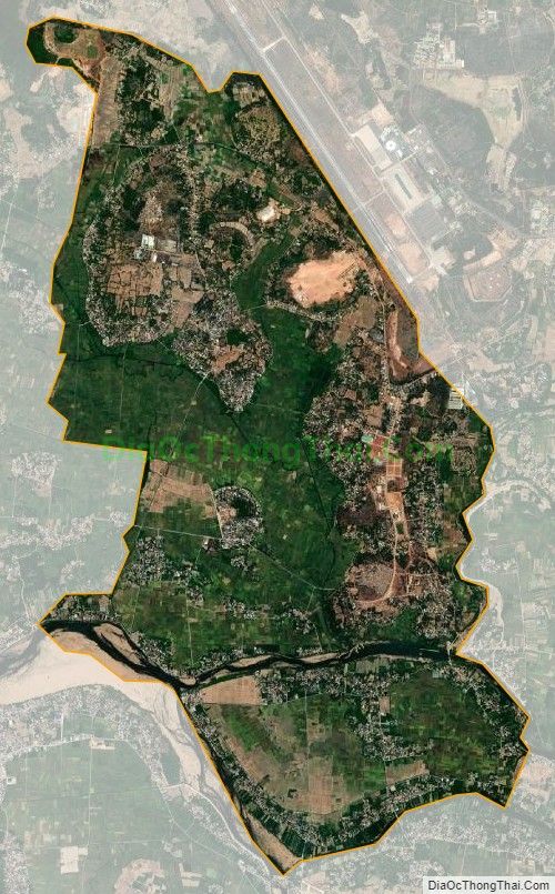 Bản đồ vệ tinh xã Nhơn Mỹ, thị xã An Nhơn