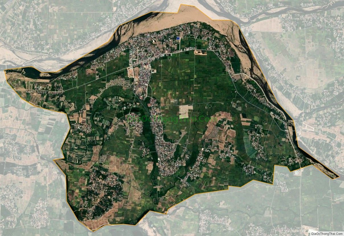 Bản đồ vệ tinh xã Nhơn Phúc, thị xã An Nhơn