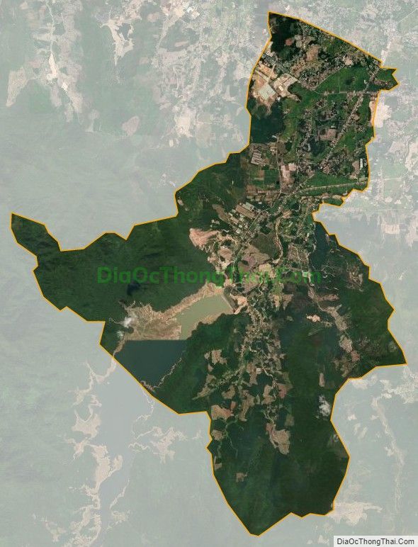 Bản đồ vệ tinh xã Nhơn Tân, thị xã An Nhơn