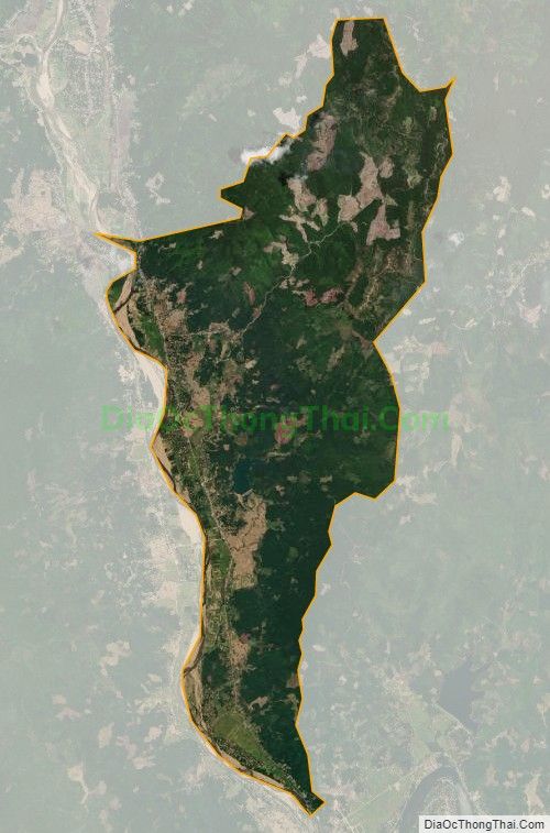 Bản đồ vệ tinh xã Ân Hảo Đông, huyện Hoài Ân