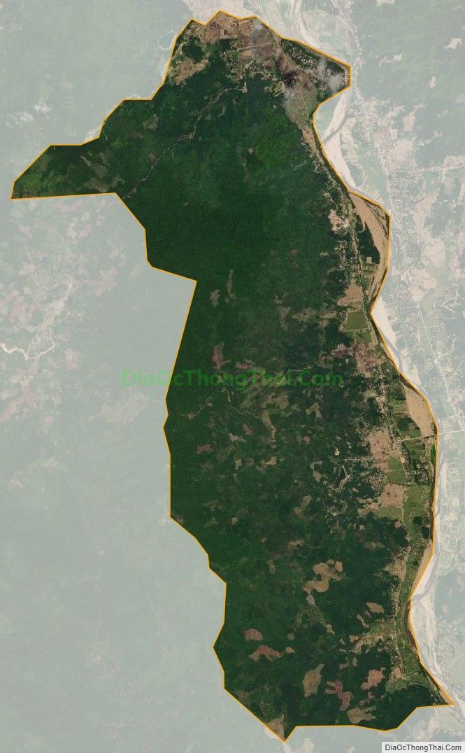 Bản đồ vệ tinh xã Ân Hảo Tây, huyện Hoài Ân