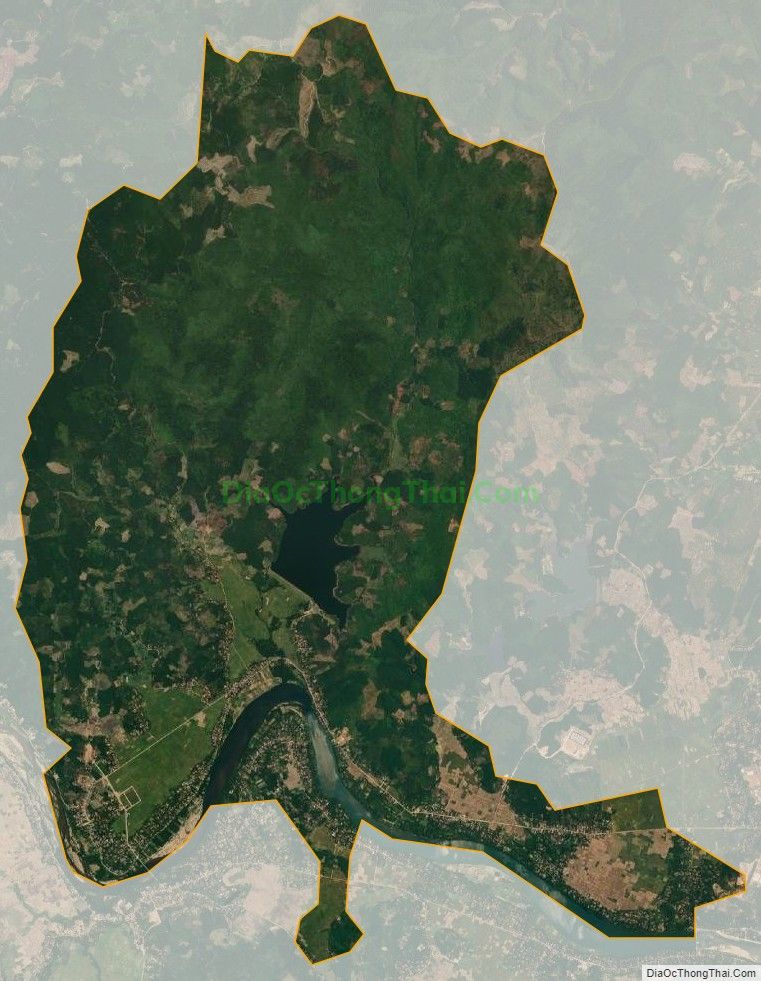 Bản đồ vệ tinh xã Ân Mỹ, huyện Hoài Ân