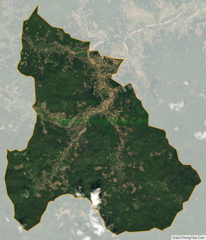 Bản đồ vệ tinh xã Ân Nghĩa, huyện Hoài Ân